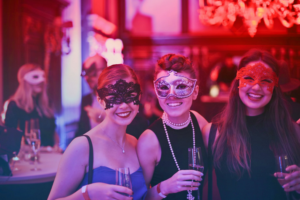 women partying